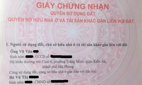 Kiến An, Hải Phòng: Cần làm rõ hành vi xé bìa đỏ của Phó phòng Tài nguyên & Môi trường
