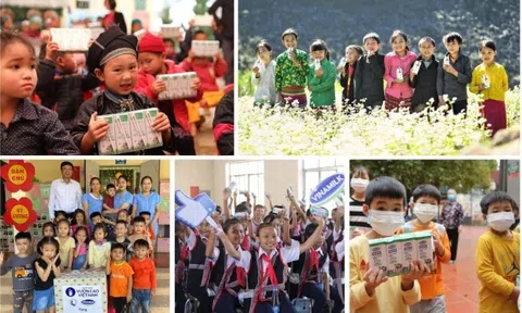 Nhân dịp kỷ niệm 45 năm thành lập, Vinamilk và Quỹ sữa Vươn Cao Việt Nam khởi động hành trình 2021 với chiến dịch ý nghĩa “Triệu ly sữa yêu thương, triệu nụ cười hạnh phúc”