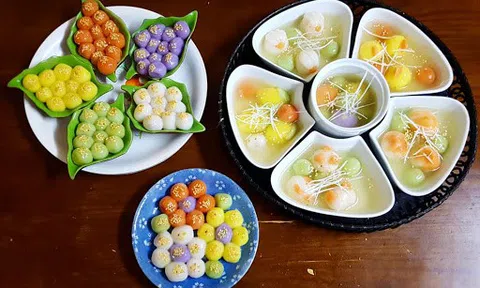 Cách làm bánh trôi, bánh chay đầy sáng tạo trong ngày Tết Hàn thực