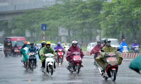 Bắc Bộ và Bắc Trung Bộ xuất hiện mưa rào và dông do không khí lạnh
