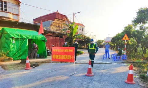 Phong tỏa thôn có 2 ca mắc COVID-19 ở Hưng Yên