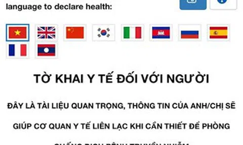 Người về Hà Nội sau nghỉ Lễ 30/4 và 1/5 bắt buộc phải khai báo y tế
