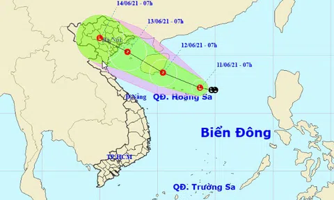 Áp thấp nhiệt đới sắp mạnh thành bão, hướng đổ bộ Thái Bình - Thanh Hóa