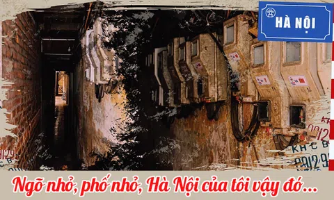 Nhịp sống trong những căn ngõ nhỏ ẩn nấp giữa lòng phố cổ: Chật hẹp, tối tăm nhưng rất Hà Nội