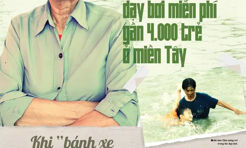 19 năm dạy bơi miễn phí gần 4.000 trẻ ở miền Tây, bà Sáu Thia nói: Khi "bánh xe ngừng lăn", tôi nghỉ dạy