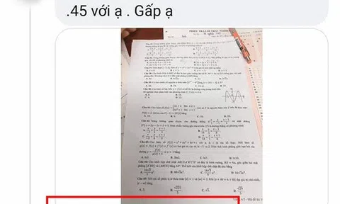 Vụ "tuồn" đề Toán ra ngoài: "Chụp lộ liễu, chứ không phải lén lút"!