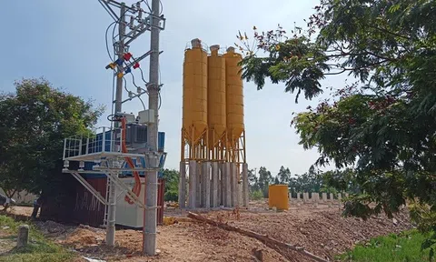Hương Canh (Bình Xuyên - Vĩnh Phúc): Trạm trộn bê tông xây dựng trái phép trên dự án ODA