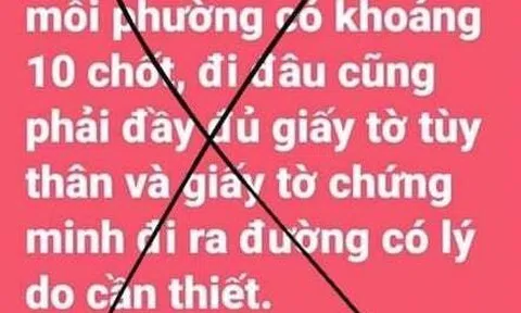 Xử phạt người phụ nữ tung tin sai sự thật “Hà Nội lập 3.000 chốt kiểm soát”