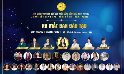 Khối Sắc đẹp & Spa thẩm mỹ Việt Nam ra mắt trực tuyến Ban đào tạo - Sự chuyên sâu trong cách chăm sóc sắc đẹp Việt