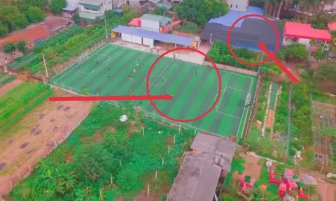 Vạn Thái (Ứng Hòa- Hà Nội):  Buông lỏng quản lý, đất nông nghiệp biến thành sân bóng, bể bơi