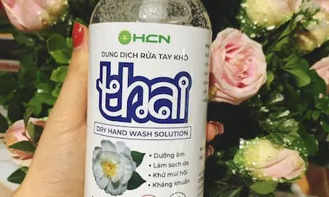 Nước rửa tay khô THAI HCN an toàn, tiện lợi, diệt vi khuẩn hiệu quả