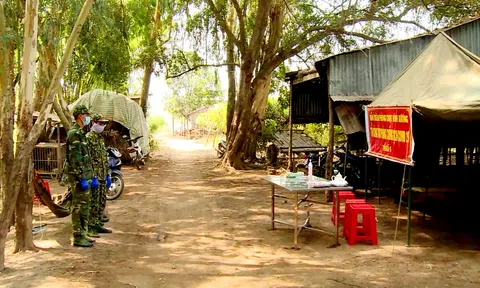 An Giang: Siết chặt tuyến biên giới để phòng chống dịch Covid-19