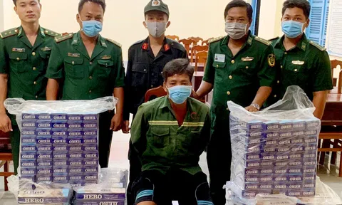 Kiên Giang: Bắt giữ 3.000 bao thuốc lá ngoại nhập lậu gần biên giới Hà Tiên