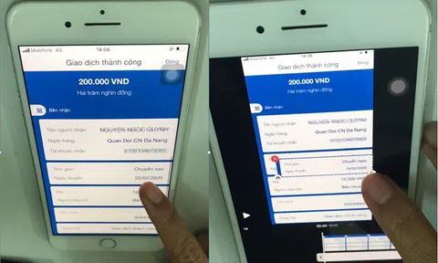 Đà Nẵng: Cảnh báo chiêu thức chỉnh sửa lệnh chuyển tiền trên Smart Banking để chiếm đoạt Iphone