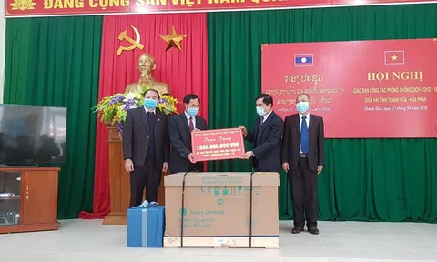 Thanh Hóa: Hỗ trợ thiết bị y tế phòng chống dịch Covid-19 cho tỉnh Hủa Phăn - Lào