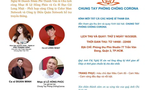 Những nghệ sĩ nào cùng Phi Thanh Vân ‘Chung tay phòng chống Covid-19’