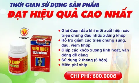 Vì sao Viên khớp Tâm Bình có tác dụng giảm đau nhanh?