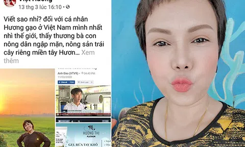 Sau nước rửa tay, Việt Hương tiếp tục chung tay giúp đỡ miền Tây chống hạn mặn