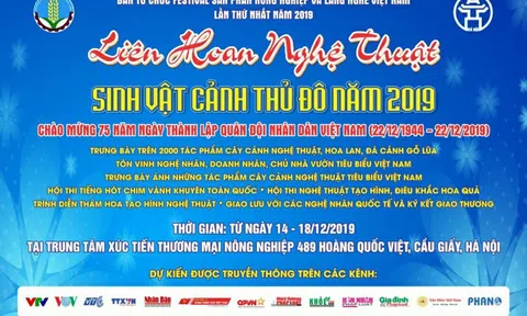 Hà Nội: Chuẩn bị diễn ra Liên hoan Nghệ thuật "Sinh Vật Cảnh Thủ" đô năm 2019