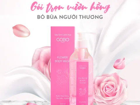 Sữa tắm cánh hoa Gobo: Bí quyết để trở thành mỹ nhân vạn người mê tại nhà