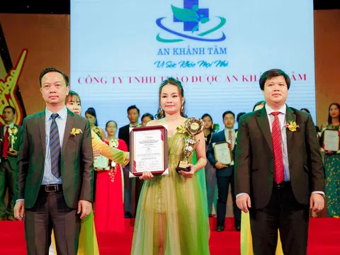 Thảo dược An Khánh Tâm lọt top 10 thương hiệu uy tín tại Việt Nam 2019