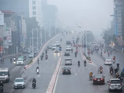 Bắc Bộ sáng có sương mù, chất lượng không khí Hà Nội tốt dần lên