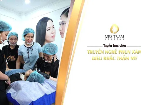 Học phí đào tạo nghề phun xăm thẩm mỹ (chân mày, mí mắt, bờ môi) bao nhiêu?