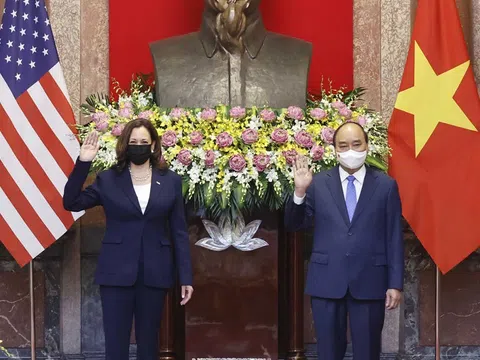 Chủ tịch nước tiếp Phó Tổng thống Hoa Kỳ Kamala Harris