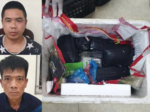 Bắt giữ nhóm đối tượng sử dụng xe tải "luồng xanh" vận chuyển số lượng lớn ma tuý