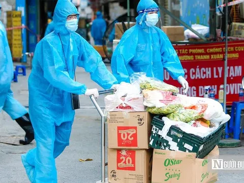 Hà Nội tổ chức vận chuyển đồ giúp người dân trong vùng cách ly