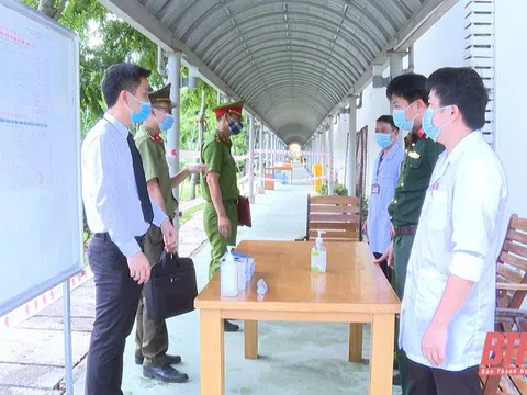 Công an thị xã Nghi Sơn tăng cường các biện pháp phòng, chống dịch COVID-19