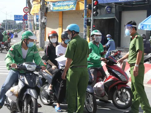 TP.HCM tiếp tục kéo dài thời gian thực hiện giấy đi đường của Công an TP đến ngày 15/9