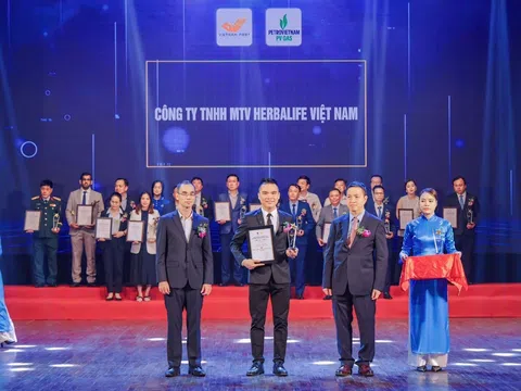 Herbalife Việt Nam đạt Chứng nhận Top 10 Nhãn Hiệu Nổi Tiếng Việt Nam & Doanh Nghiệp Tiên Phong Đổi Mới Sáng Tạo năm 2025