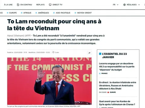 Từ Đại hội XIV tới tầm nhìn chiến lược qua lăng kính báo chí Pháp