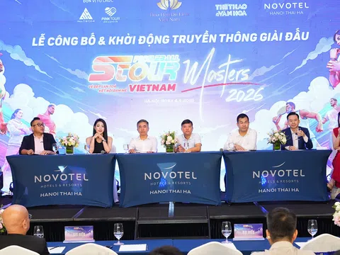 STour Pickleball Vietnam Masters 2026: Thúc đẩy phong trào rèn luyện sức khỏe
