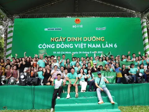 Herbalife Việt Nam đồng hành cùng Báo Sức khỏe và Đời sống tổ chức Ngày Dinh Dưỡng Cộng Đồng Việt Nam lần 6 tại TP.HCM nhằm lan tỏa lối sống lành mạnh