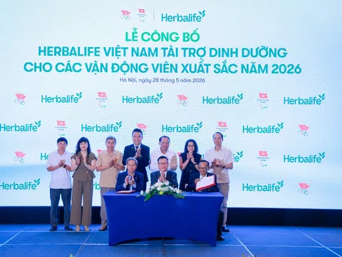 Herbalife Việt Nam tiếp tục tài trợ sản phẩm dinh dưỡng cho các vận động viên xuất sắc Việt Nam năm 2026