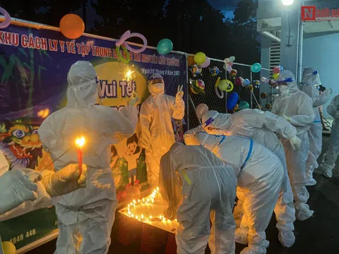 Trung thu đặc biệt tại khu cách ly