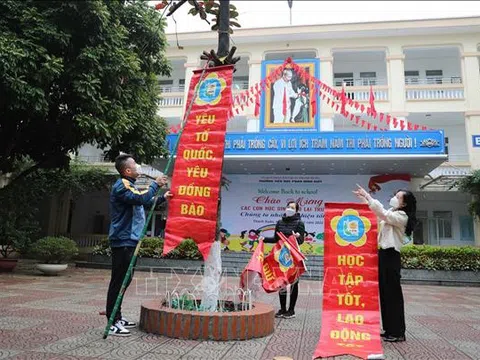 Hà Nội: Hoàn tất công tác chuẩn bị đón học sinh tiểu học đến trường