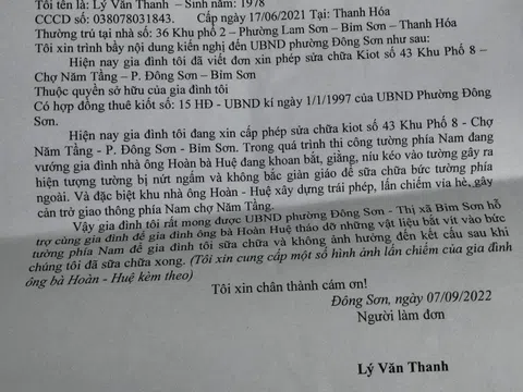 Bỉm Sơn – Thanh Hoá: Cần giải quyết dứt điểm công trình xây dựng không phép tại cổng Nam Chợ năm tầng