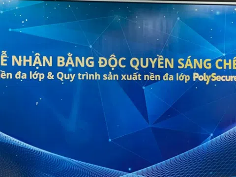 Polymer Q&T nhận Bằng Độc quyền sáng chế Nền đa lớp và Quy trình sản xuất nền đa lớp PolySecure