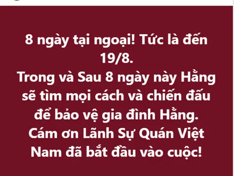 Vụ Hằng Du Mục bị chồng đánh đập dã man: Tôn Bằng được tại ngoại