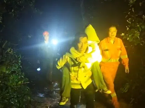 Giải cứu 5 sinh viên đi lạc trong rừng