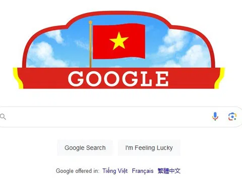 Google Doodle thay ảnh đại diện chào mừng Quốc khánh Việt Nam 2/9