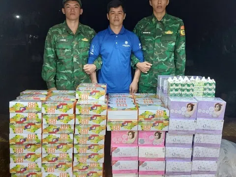 Bắt giữ đối tượng chở hàng lậu từ nước ngoài về Việt Nam tiêu thụ