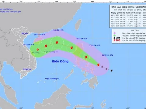 Bão số 9 suy yếu, biển Đông tiếp tục gặp siêu bão