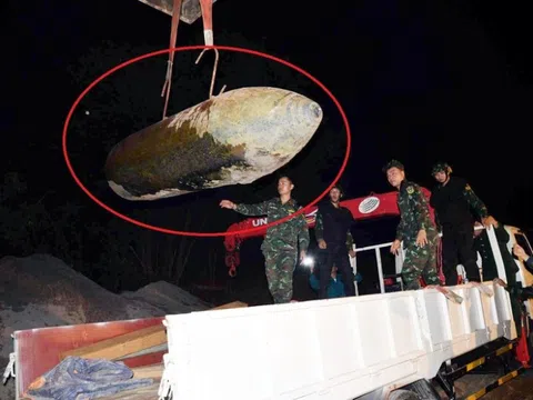 Phát hiện thêm 1 quả bom chứa hơn 800kg thuốc nổ gần cầu Long Biên