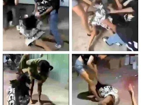 Clip nữ sinh lớp 7 bị đánh dã man lan truyền mạng xã hội, mẹ đến cơ quan công an trình báo