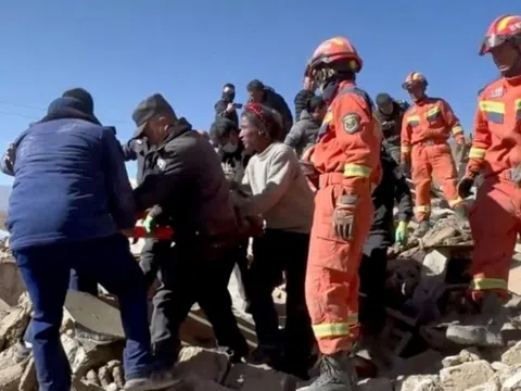 Số nạn nhân thiệt mạng trong trận động đất mạnh ở Tây Tạng tăng lên 126 người