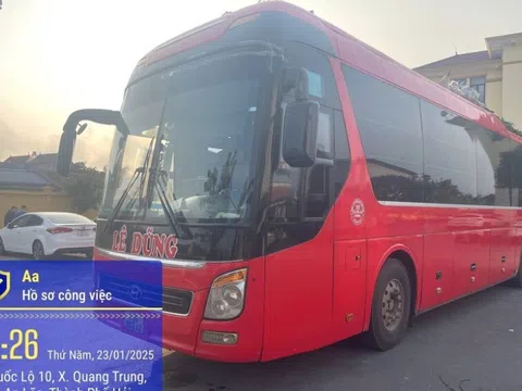 “Nhồi nhét” khách cận Tết, xe khách bị xử phạt hơn 112 triệu đồng